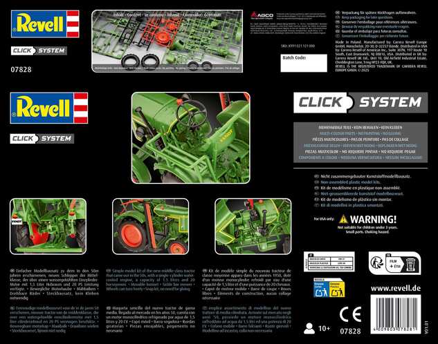 EasyClick traktor 07828 - Fendt F20 Dieselroß (1:24)