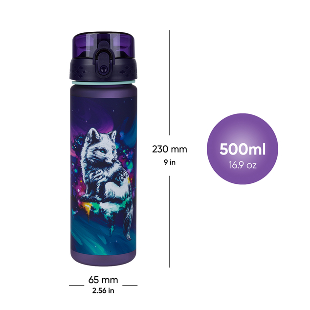 BAAGL Tritan-Flasche für Getränke Aurora, 500 ml