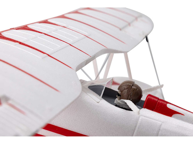 E-flite Waco 0.55m SAFE Select BNF Basic biele
