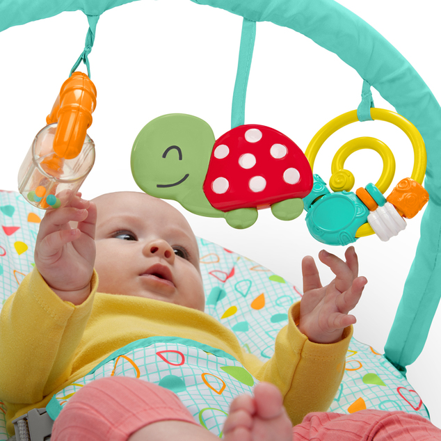 BRIGHT STARTS Transat avec jouets Colorful Confetti™ Bouncer, 0m+