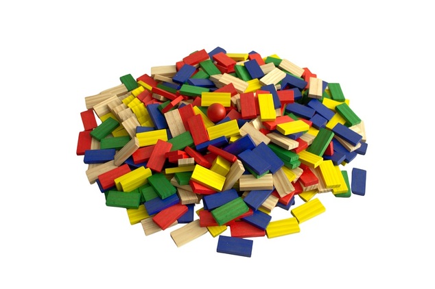 2Kids Toys Domino farebné 800 dielikov