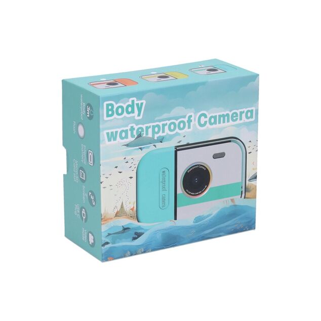Detský digitálny fotoaparát vodeodolný modrý