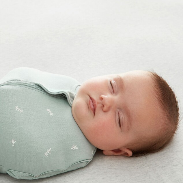 ERGOPOUCH Envoltorio y saco de dormir 2 en 1 Cocoon Sage 3-6 m, 6-8 kg, 1 tog