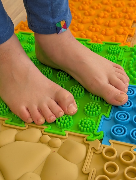 Ortopedici - tappetini sensoriali 15 pz