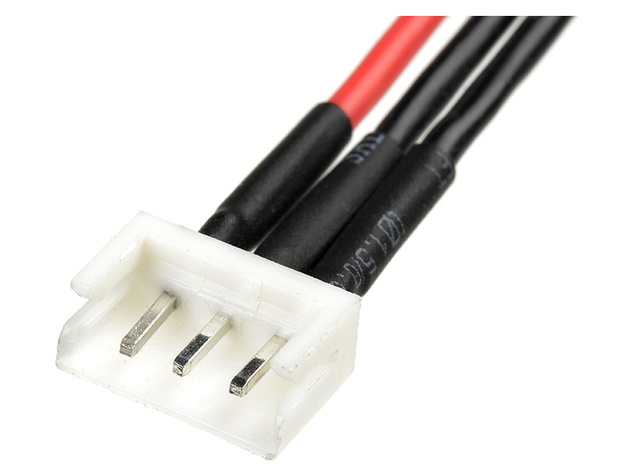 Balančný kábel 2S-EH samec 22AWG 10cm