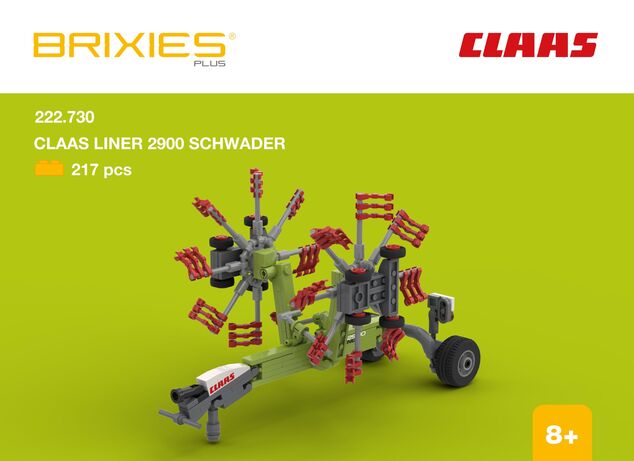 BRIXIES Plus 222.730 CLAAS LINER 2900 - zhrňovač, 217 k