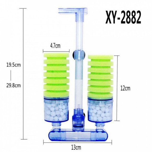 Biofilter XY-2882 dvojramenný s nádobou