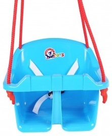 Hojdačka Baby plast modrá nosnosť 20kg
