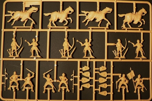 Model Kit figurky 6027 - ENGLISH KNIGHTS AND ARCHERS (100 YEARS WAR) (1:72)
