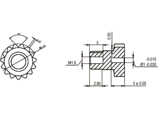 Robbe servo FS 138X HV 3.4kg.cm 0.043s/60° MG
