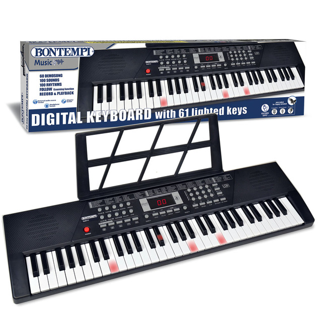 Bontempi Digitálna klávesnica so 61 podsvietenými klávesmi