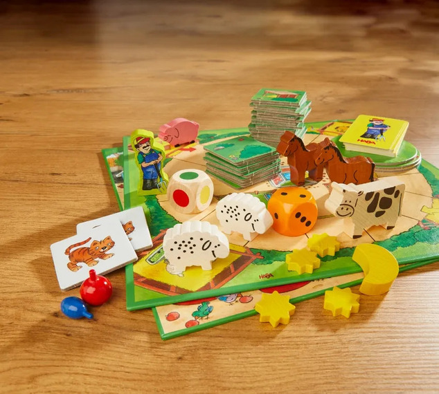 Haba Comoara mea de jocuri Set de 10 jocuri de la 3 ani