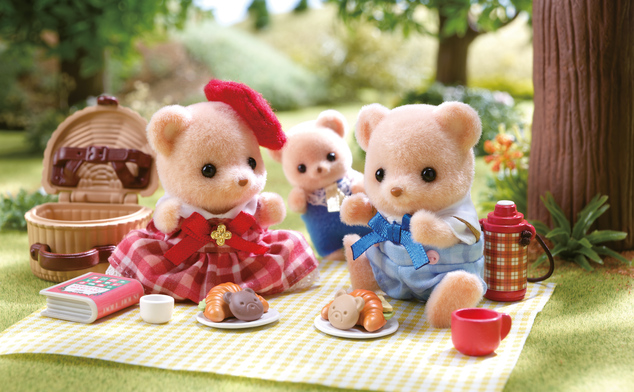 Sylvanian Families Piškotni medvedki sestra in brat na pikniku