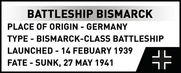 Cobi 4854 World War II Nemecká bojová loď Bismarck 1:700