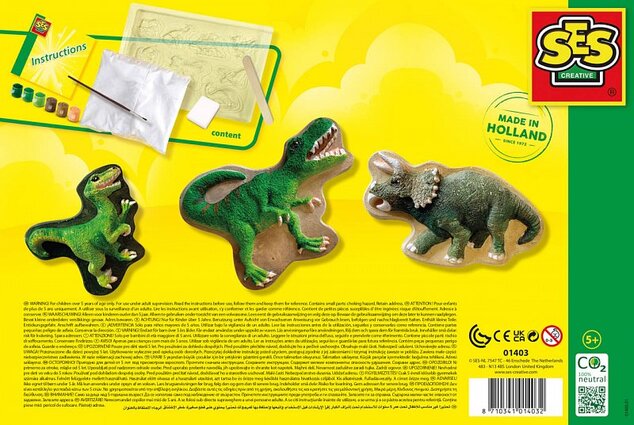 Ses Lijevanje i slikanje - dinosaura