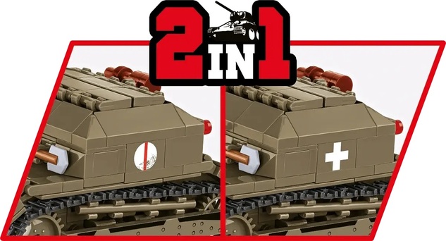 Cobi II WW Tankette TK-3 / le. PzKpfw TK(p), 1:28, 318 k, 1 f