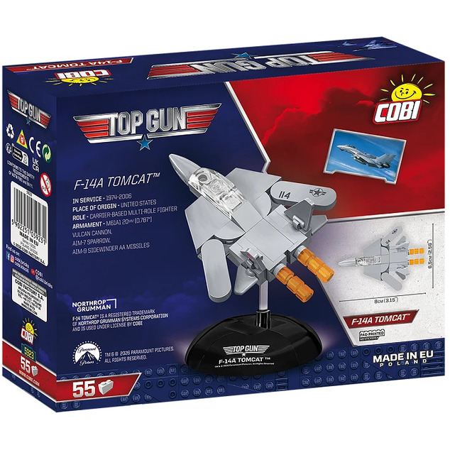 Cobi TOP GUN F-14 TOMCAT, 1:300, 58 pzs
