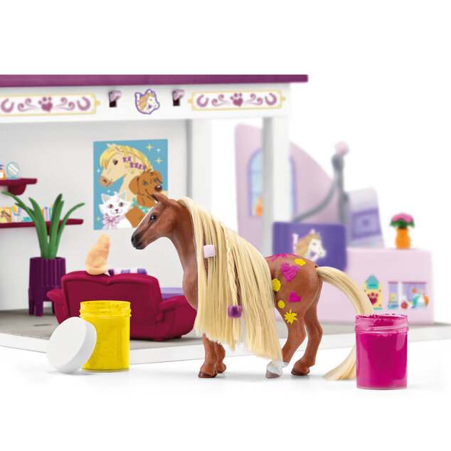 Schleich Sofiin salón krásy pre domácich miláčikov