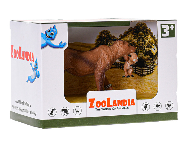 Zoolandia levica s mláďaťom 13cm