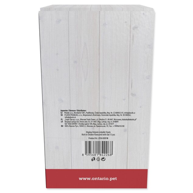 Ontario pochúťka lízací kurací + ovos 5x14g