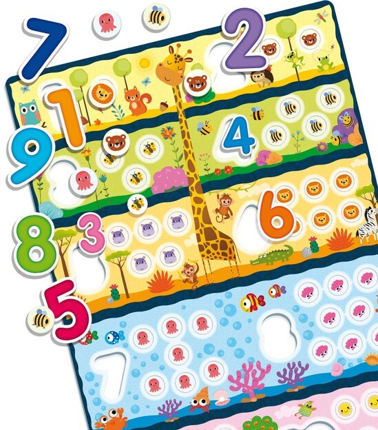 Gioco dei numeri Montessori