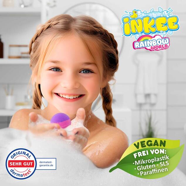 INKEE- Rainbow world 3x šumivá bomba
