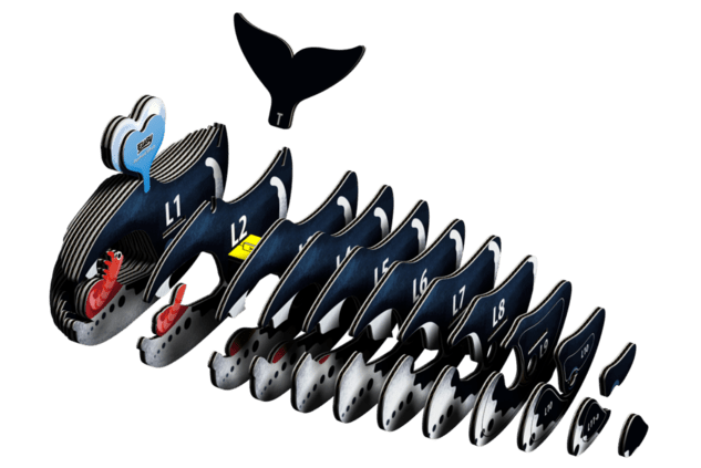 EUGY Grenlandski kit 3D kartonska sestavljanka