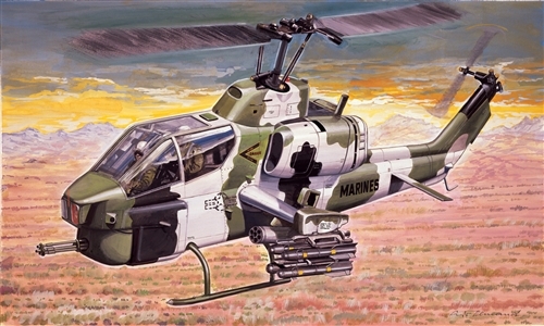 Model Kit vrtulník 0160 - AH-1W SUPER COBRA (1:72)
