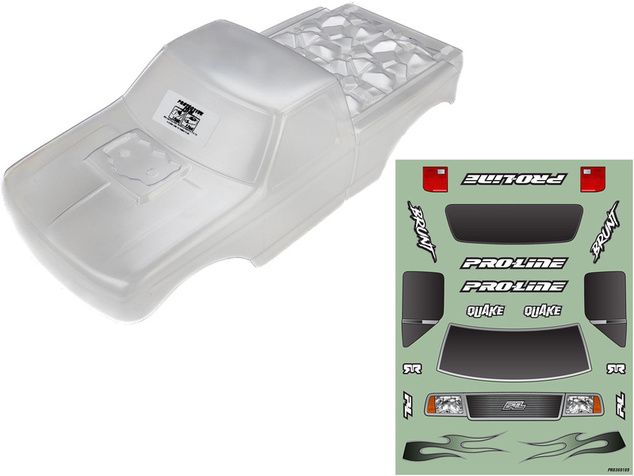 Pro-Line Karosserie 1:10 Brunt unlackiert: Arrma Quake 223S