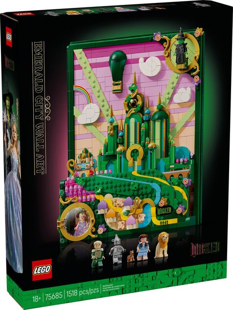 LEGO® Wicked 75685 Nástenné umenie: Emerald City