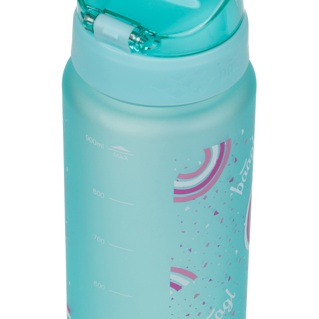 BAAGL Tritan-Flasche für Getränke Regenbogen, 1000 ml