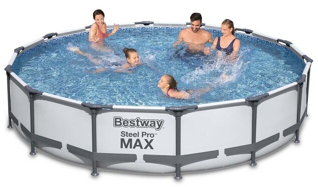 Záhradný bazén Bestway 56595 Steel Pro MAX 427 cm x 84cm Pool Set s kartušovou filtráciou