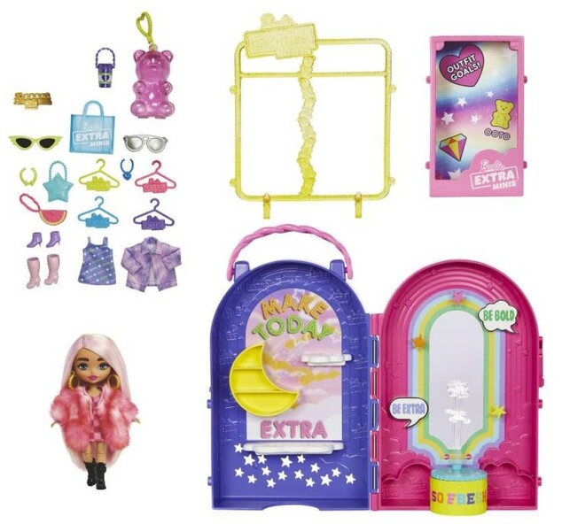 Barbie Extra Minis Butik S Módou - Bábika