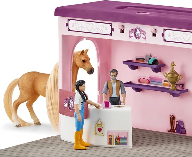 Schleich Mobilný butik pre kone