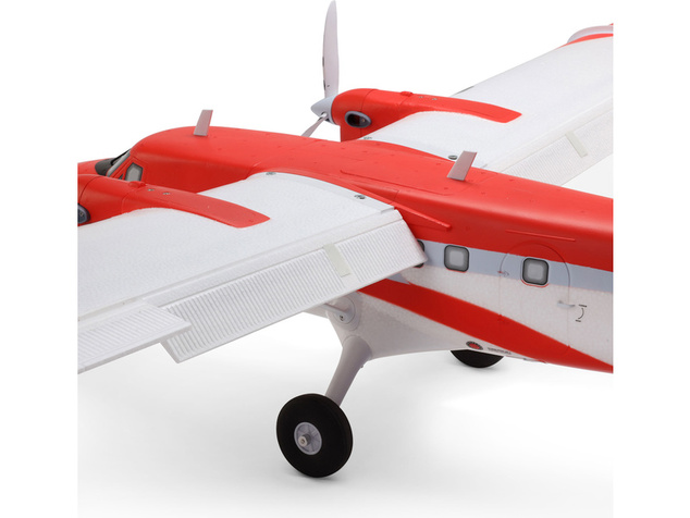 E-flite DHC-6 Twin Otter 1.4m AS3X+ SAFE Select BNF Basic, plaváky