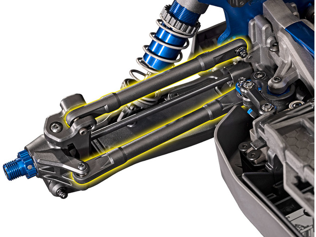 Traxxas Sledge 1:8 RTR červený s belted pneu