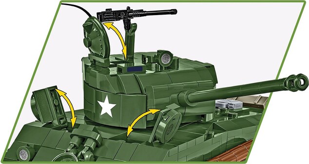 Cobi II WW Sherman M4A2E8, 1:35, 880 k, 5 f