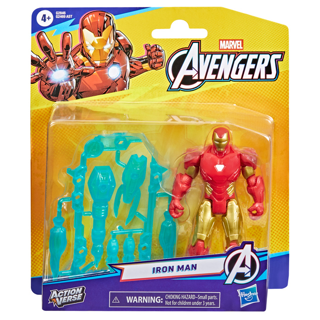 HASBRO - Avengers ActionVerse - Figura di Iron Man