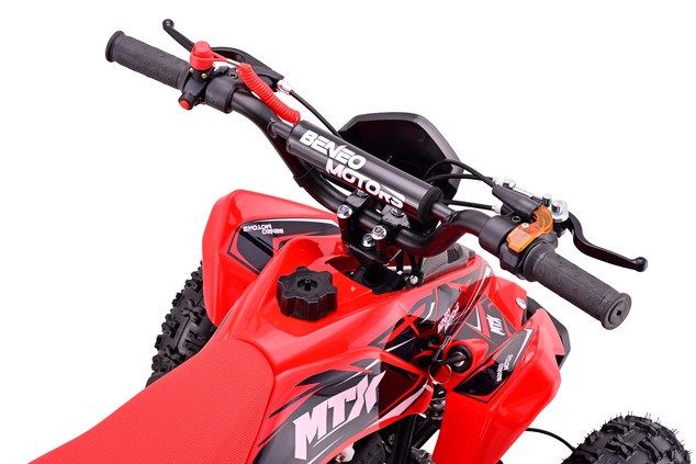Quad per bambini a benzina Beneo Motors MTX rossa - 49cm3