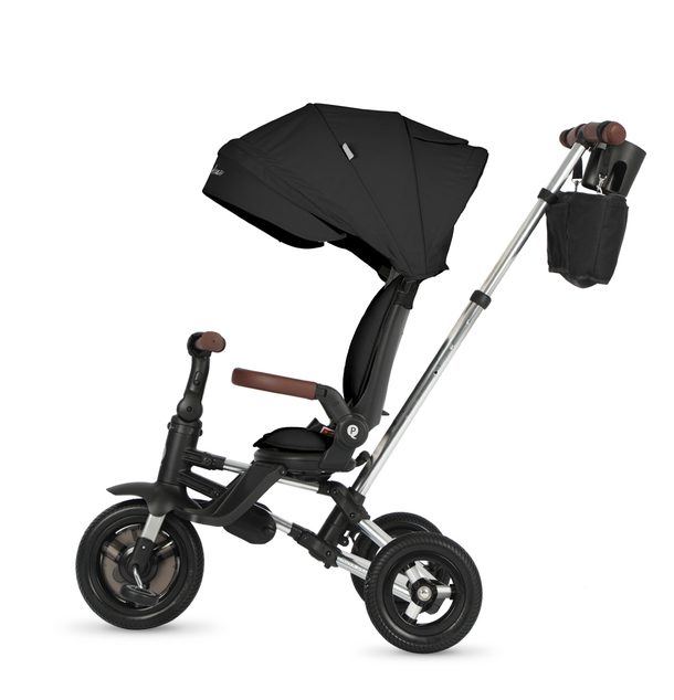 QPLAY Tříkolka Nova Deluxe 5v1 Black, 10-72 měsíců