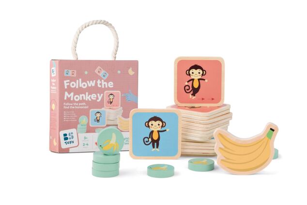 BS Toys Po stopách opičky – pohybová hra