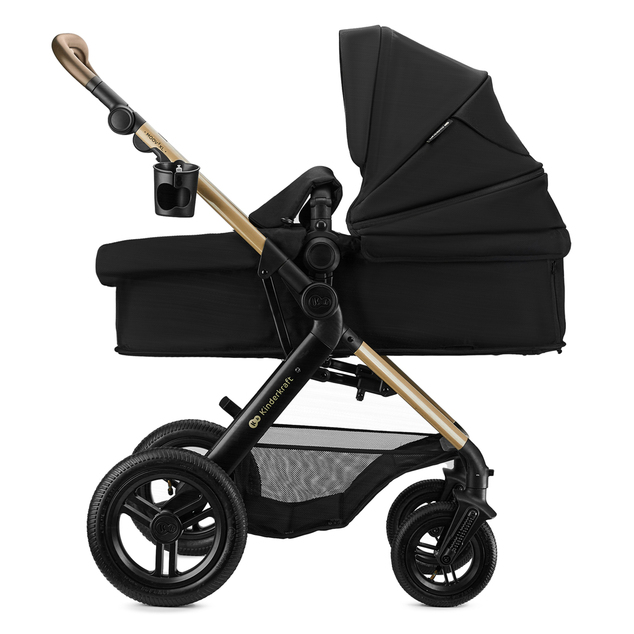 KINDERKRAFT Kočík kombinovaný 3v1 Moov 2 XL Air Black