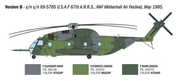 Model Kit vrtulník 91035 - HH-53C "Jolly Green Giant" (1:72)
