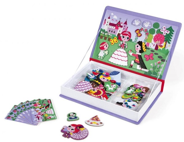 Janod Magnetibook Princezné Magnetická kniha pre deti