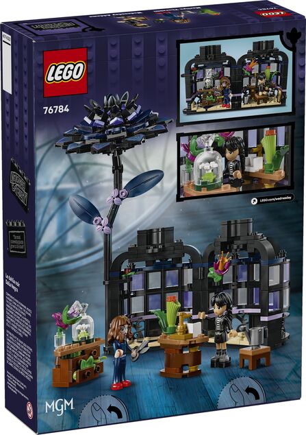 LEGO® Wednesday 76784 Čierna georgína