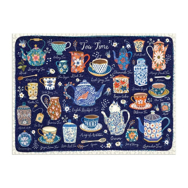 Galison Puzzle Teezeit 1000 Teile