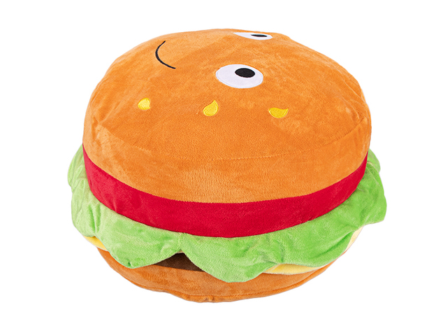 Take Me Home hamburger plyšový 40cm s tvárou