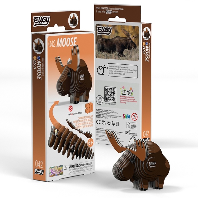 EUGY Los 3D puzzle di cartone