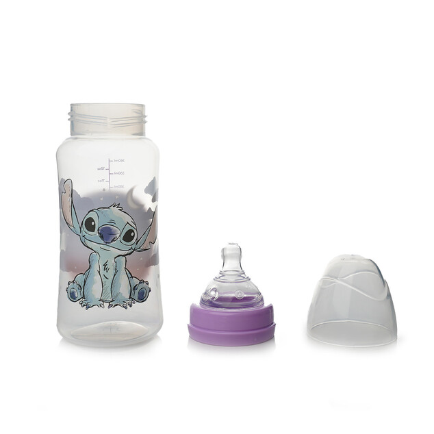 Detská fľaša antikoliková 360 ml, LILO &amp; STITCH