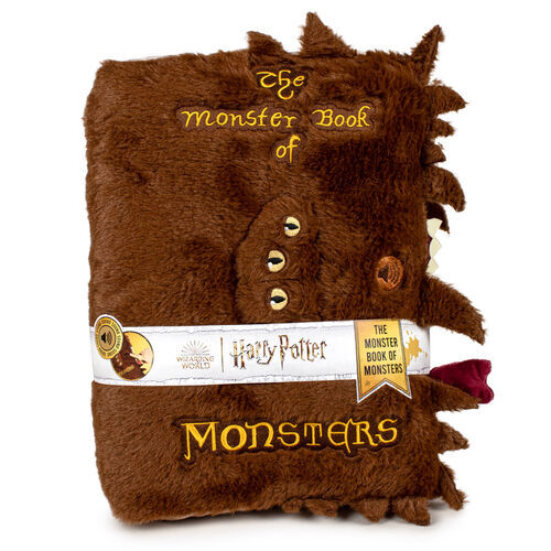 Harry Potter - libro Il libro mostruoso dei mostri peluche 32cm a batterie con suono